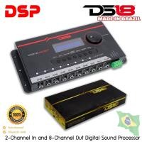 ราคา ปรับแต่งเสียง DS18 รุ่น DSP2.8DBT ชุดปรับแต่ง จูนระบบเสียง เครื่องเสียงรถยนต์ DSP (Digital Sound Processor) เข้า2 ออก8 (18371400044)