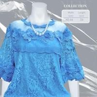 ราคา เสื้อลูกไม้สีฟ้า อกฟรีไซต์ 40-42 นิ้ว มีซับใน เสื้อลูกไม้แฟชั่น เสื้อผ้าผู้หญิง ผ้านิ่มใส่สบาย แขนระบาย พร้อมส่ง #02 (21654741770)