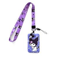 ราคา Y&P| สายคล้องคอ Kuromi อนิเมะญี่ปุ่น ผู้ถือบัตรนักเรียน ป้องกันการสูญเสีย สายคล้องคอโทรศัพท์มือถือ, LN061-A+B (29479971163)