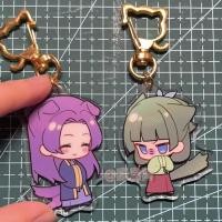 ราคา 2 ชิ้น/เซ็ต Apothecary Diaries Kusuiya no Hitorigoto อะนิเมะพวงกุญแจผู้หญิง Maomao Jinshi อะคริลิค Key Chain Man น่ารักแหวนจี้เครื่องประดับอุปกรณ์เสริมของขวัญ (27986769427)