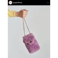 ราคา พร้อมส่ง Jaspal กระเป๋าใส่โทรศัพท์ ขนเฟอร์ (14235246526)