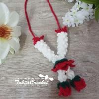 ราคา พวงมาลัยไหมพรมแขวนหน้ารถ มีกลิ่นหอม(พร้อมส่ง) (5264687869)