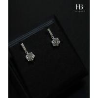 ราคา ต่างหูรุ่นvioletเงินแท้ เพชรcz ชุบทองคำขาว18k (42905422885)