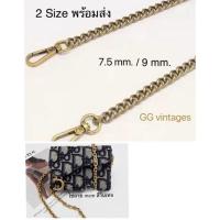 ราคา สินค้าพร้อมส่ง สายโซ่รุ่นGG และรุ่นMCM สีวินเทจ สายโซ่ ขนาด 7.5 mm และ 9 mm.LJ_shop2015 (17691891523)