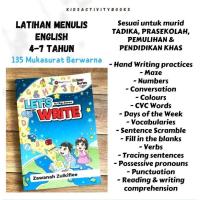 ราคา Lets Write หนังสือฝึกภาษาอังกฤษก่อนวัยเรียน 4-7 ปี - หนังสือ Cikgu Zanah (23369009842)