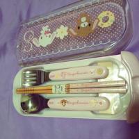 ราคา ชุดช้อนส้อมตะเกียบ Sanrio ราคาป้าย 395บาท (6316487387)