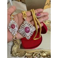 ราคา จี้เพชรทับทิมแท้ ไซต์ใหญ่ พร้อมสร้อยคอ ยาว 24 นิ้ว (43761039835)