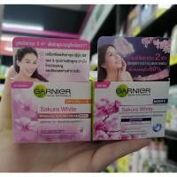 ราคา ฃการ์นิเย่ ซากุระ ไวท์ ไวท์เทนนิ่ง เซรั่มครีม กลางวัน / กลางคืน 18มล. (7450207640)