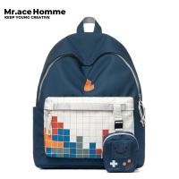 ราคา Mr.ace Homme กระเป๋าเป้สะพายหลังมัลติฟังก์ชั่สไตล์เกาหลีสำหรับผู้หญิงแฟชั่นกระเป๋านักเรียน (23557054005)