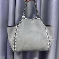 ราคา Stella McCartney Mini grey รุ่นใหม่ใช้ได้2ด้าน เทาอะไหล่เงิน (27707260891)