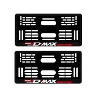 ราคา กรอบป้าย อีซูซุ Dmax Racing 1คู่ ฟรีน๊อตยึด (20465409609)