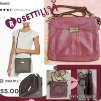 ราคา ลดราคาRosetti Midge Crossbodyสีไวน์แดงมือสองสภาพสวย (19714011246)