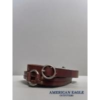 ราคา American Eagle ( belt02 ) เข็มขัด สายหนังสีน้ำตาล สายมีห่วง ของแท้ พร้อมส่ง (27151579974)