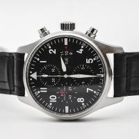 ราคา IWC Pilot Series 43mm Automatic Mechanical Watch นาฬิกาผู้ชาย IW377701(((มิเตอร์บิน) (40362703897)