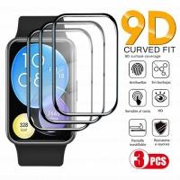 ราคา 9d โค้งนุ่มป้องกันกระจกสําหรับ Huawei Watch FIT 3 Smartwatch Full Screen Protector ฟิล์มสําหรับ Huawei Watch Fit3 ฝาครอบ (27476942009)