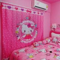 ราคา #ผ้าม่านคิตตี้ขนาด180×180Cm. (3651969873)