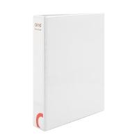 ราคา แฟ้มเอกสาร 2 ห่วง PVC ONE ขนาด A4 สีขาว สันแฟ้มกว้าง 2 นิ้ว (3275194884)