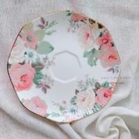 ราคา จานเซรามิค ลายวินเทจ ทรง 8 เหลี่ยม / MARUI (23251153439)