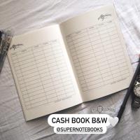 ราคา 4 เล่ม ฟรี1 เล่มสมุดรายรับรายจ่าย ขาวดำพร้อมส่ง (143285823)