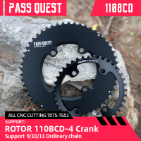 ราคา ใบจานหน้า ROTOR 110 BCD 2x จานหน้าจักรยาน ทรงกลม 9-11 ความเร็ว 46-33T 48-35T 50-34T 52-36T 53-39T 54-40T (22311437533)