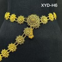 ราคา XYDเครื่องประดับชุดไทย เข็มขัดโซ่ทองโบราณ ใส่ง่ายได้ทุกโอกาส เข็มขัดโลหะสไตล์ไทย เอวโซ่ ทองโบราณ ทอง (42014837887)