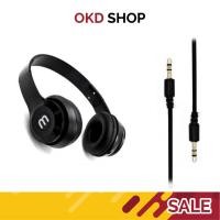 ราคา หูฟังแบบครอบหู J03 มีไมโครโฟนใช้กับโน๊ตบุ๊ค มือถือ ได้ หูฟังครอบหูพร้อมไมค์ เสียงดี (1315625627)