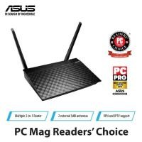ราคา Asus RT-N12+ WiFi N300 เราเตอร์ไร้สาย 3-in-1, จุดเชื่อมต่อ, ตัวขยายช่วง (43655759474)
