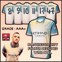 ราคา ใหม่ !!! Official เสื้อฟุตบอล แมนเชสเตอร์ ซิกี้ ชุด4 ฤดูกาล 2024/2025 เกรดแฟนบอล Manchester City Fourth Jersey (29319464874)