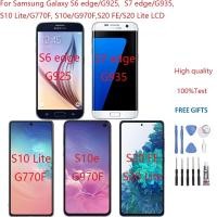 ราคา อะไหล่หน้าจอสัมผัสดิจิทัล LCD แบบเปลี่ยน สําหรับ Samsung Galaxy S6 edge G925 S7 edge G935 S10 Lite G770F S10e G970F S20 FE S20 Lite (20878436819)
