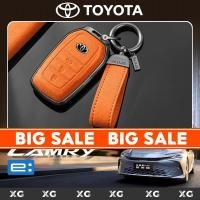 ราคา 2024/2025 Camry XV80 HEV/TOYOTA พิเศษ High-End Key Shell อลูมิเนียม Suede เคสป้องกัน (41406970828)
