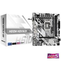 ราคา ASRock H610M-HDV/M.2+ D5 DDR5 Intel LGA1700 Motherboard เมนบอร์ด (22387839471)