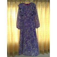 ราคา เดรสยาวชีฟองสีม่วงพาสเทล (20957851636)