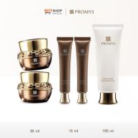 ราคา [1577Shop] Promys พรอมมิส ครีมเนื้อเซรั่ม 30 มล. x2 + กันแดด 15 มล. x2 + โฟมล้างหน้า 100 มล. x1 (22247853708)