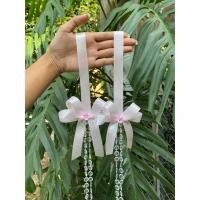 ราคา สายกั้นขันหมาก สายกั้นประตูงานแต่ง คริสตัล2ชั้น (27719119669)