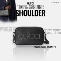 ราคา GUCCI/ เชา กระเป๋าสะพายสีดำ 768391-AACYX-8446 bag (28275532402)