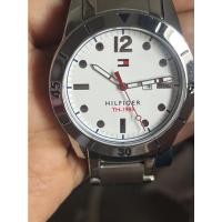 ราคา Tommy นาฬิกาชายของแท้ 100%ของใหม่จากแเมริกา Tommy Hilfiger Men Stainless Steel Bracelet Watch with White Dial M-1791441 (17256509306)
