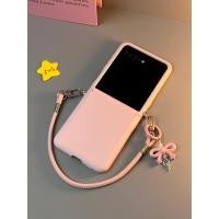 ราคา Insหวานเกาหลีสีชมพูเคสโทรศัพท์โบว์PendentหนังสําหรับMotorola Razr 60Ultra Razr 50 Ultra Razr 60 Razr 50 ปกหลัง (28487969722)