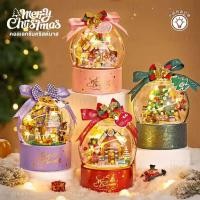ราคา (พร้อมส่งในไทย) กระเช้าบ้านจิ๋ว กระเช้าต้นคริสต์มาส กระเช้าบ้านขนมหวาน กระเช้าบ้านผีสิง ของขวัญ (28624760370)