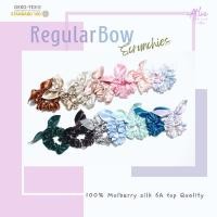 ราคา ยางรัดผมผ้าไหมมัลเบอร์รี่ Atliz Mulberry Silk Scrunchies with Detachable bow (7141469978)