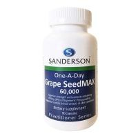 ราคา Sanderson Grape Seed 60,000mg. เมล็ดองุ่นจากประเทศนิวซีแลนด์ 90แคปซูล (859671994)