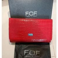 ราคา กระเป๋าสะพาย กระเป๋าสตางค์ F.O.F. สีแดง ยังไม่เคยใช้ (24830964585)