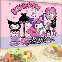 ราคา วอลเปเปอร์ตกแต่งสติ๊กเกอร์ Kuromi โปสเตอร์สติกเกอร์ Self-Adhesive สติ๊กเกอร์ติดผนัง Sanrio การ์ตูนสติกเกอร์สาวหอพักตกแต่งห้องภาพจิตรกรรมฝาผนัง (26038570953)