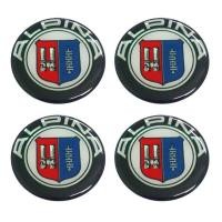 ราคา สติกเกอร์ติดดุมล้อ ALPINA ขนาด 60mm. 1 ชุดมี 4 ชิ้น (4768534644)