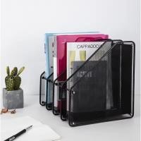 ราคา ชั้นวางเอกสาร ชั้นวางหนังสือ 4 ช่อง 32*29.5*31.5cm แข็งแรง กล่องใส่เอกสาร โฟลเดอร์กล่องใส่ของ (24239704653)