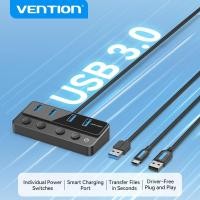ราคา Vention ฮับ USB ความเร็วสูง 4 พอร์ต 100 ซม. สายเคเบิลข้อมูล (8199516530)