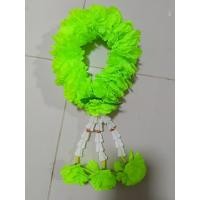 ราคา พวงมาลัยดอกดาวเรืองทรงกลม สีเขียว 3ชาย สวยมากๆๆ ขนาด 27-29 ซม. มาลัยปลอม มาลัยประดิษฐ์ ไหว้พระ บูชา (28685161155)