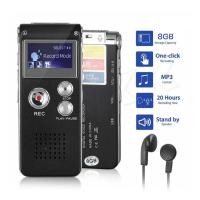 ราคา เครื่องอัดเสียง รุ่น REC001 เครื่องบันทึกเสียง ที่อัดเสียง MP3 Voice Recorder GH609 8GB (27556374528)