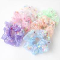 ราคา Organza Sheer Scrunchie with Color Mesh Gauze Ball Hair Ring Ponytail Hair Rope (4135079631)