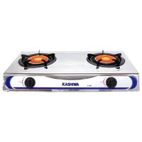 ราคา KASHIWA เตาแก๊สหัวคู่หน้าสแตนเลส รุ่น K-2007 (หัวอินฟราเรดคู่) (6792663278)