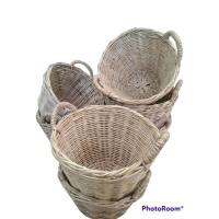 ราคา เข่งจิ๋ว ตะกร้าหวายจิ๋ว ขนาด8-9นิ้ว (23822225936)